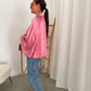 Pep satin veste pink