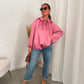 Pep satin veste pink