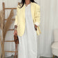 Oversized blazer butteryellow
