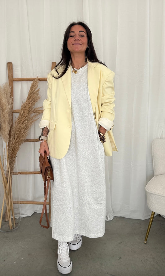 Oversized blazer butteryellow