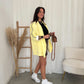Sporty blazer yellow