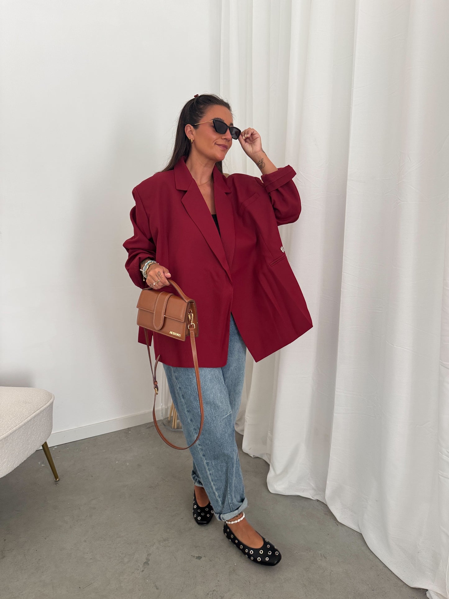 Elli blazer bordeaux