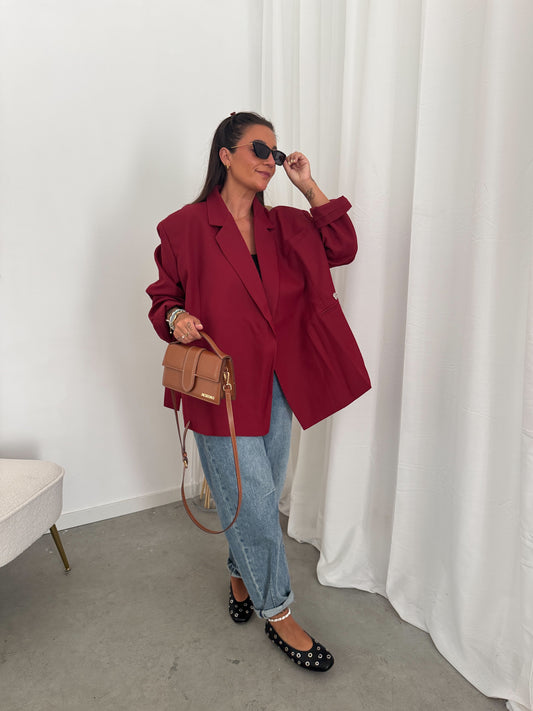 Elli blazer bordeaux