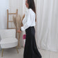 Maxi silk skirt