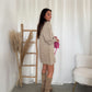 Soft sweaterdress beige
