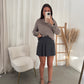 Marie skort grey