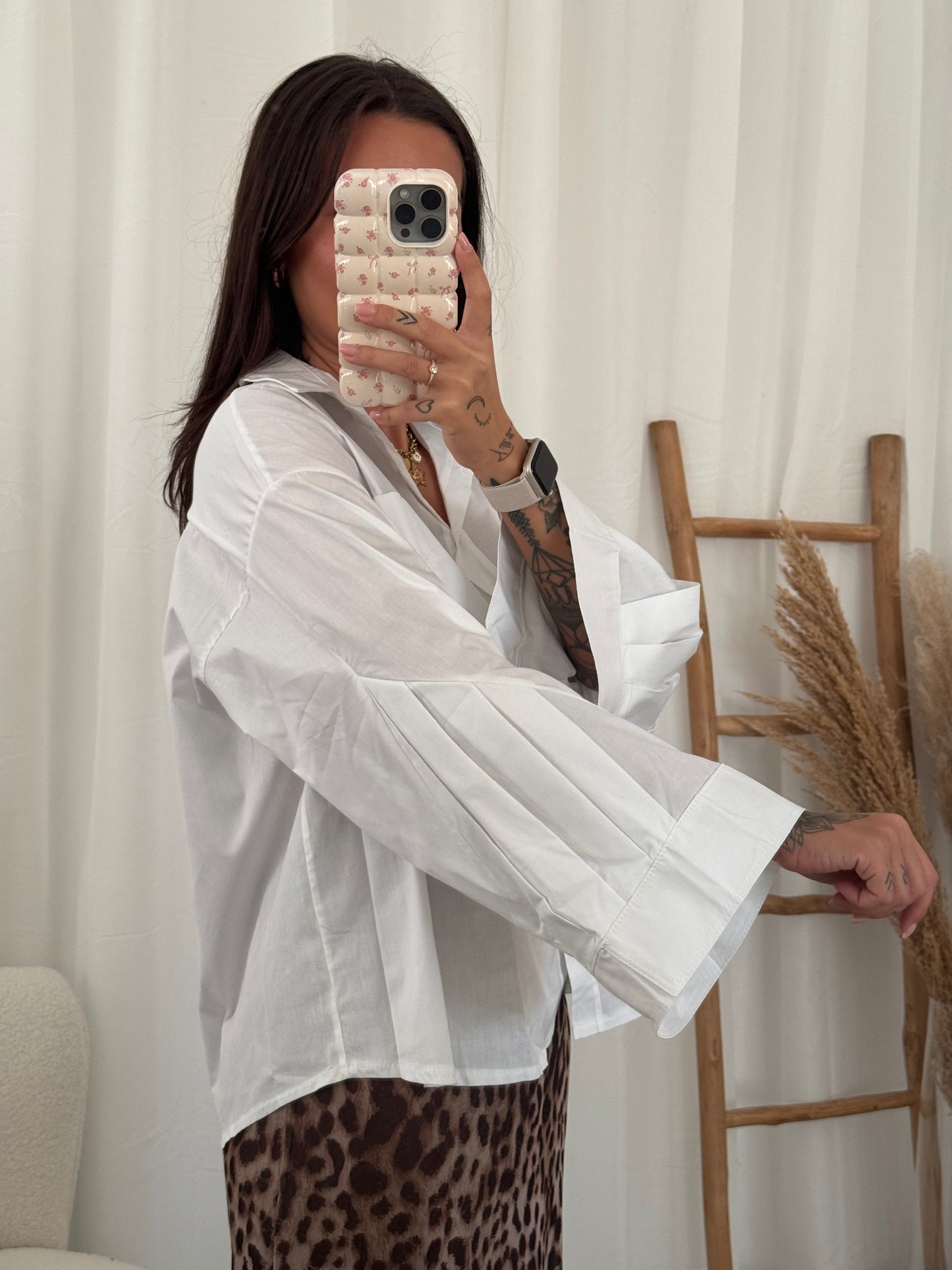 Oversized blouse white