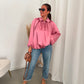 Pep satin veste pink