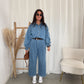 Flower denim