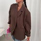 Elli blazer chocolat
