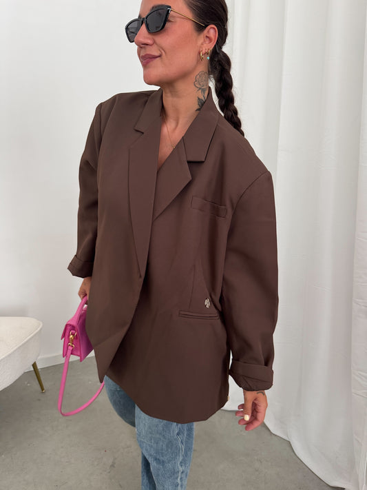 Elli blazer chocolat