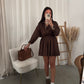 Poppie dress brown