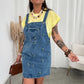 Flower salopette dress