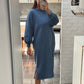 PL sweaterdress blauw