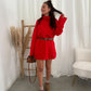 Alma dress red