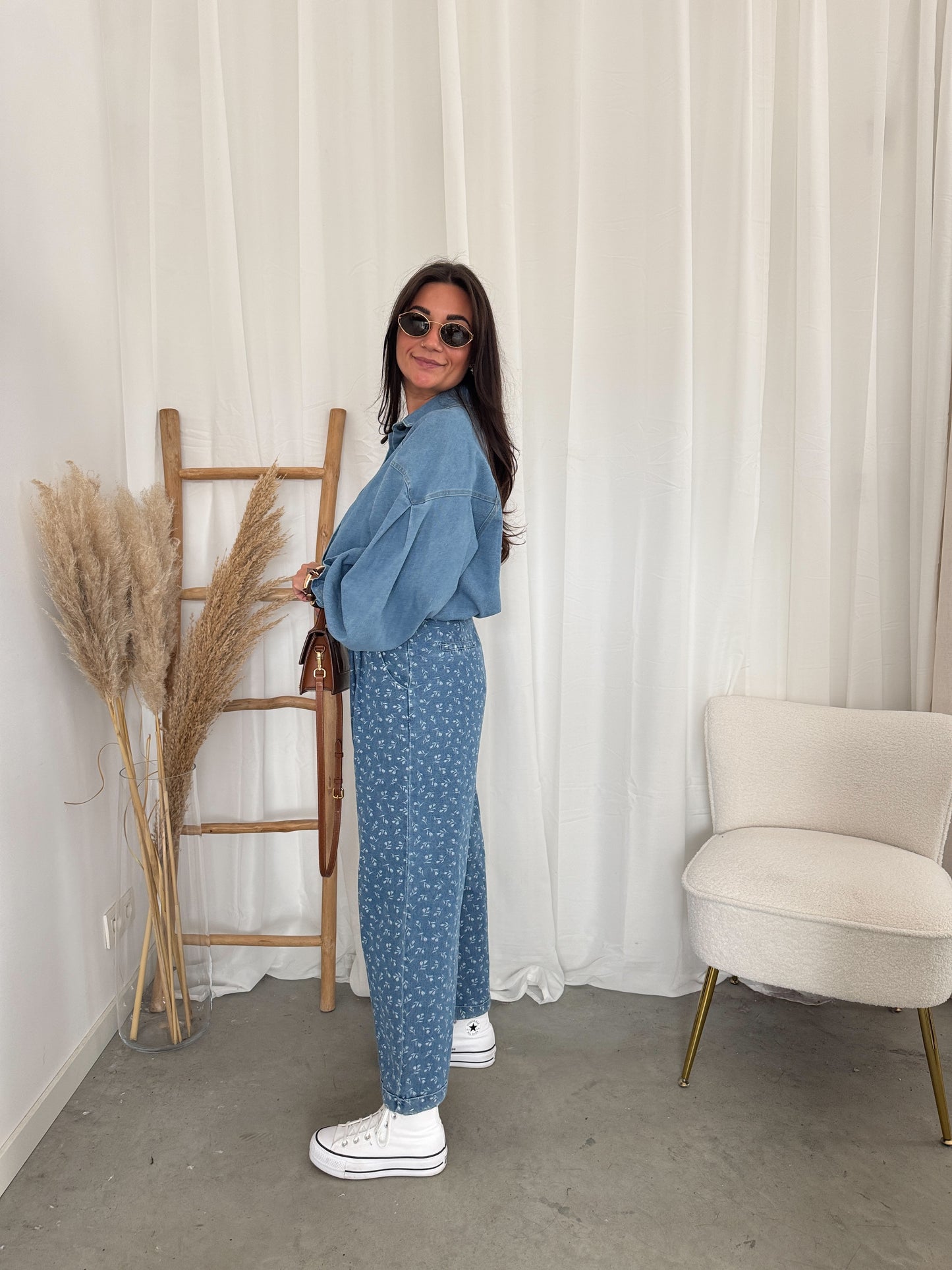 Flower denim