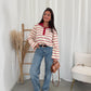Striped polo shirt