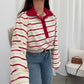 Striped polo shirt