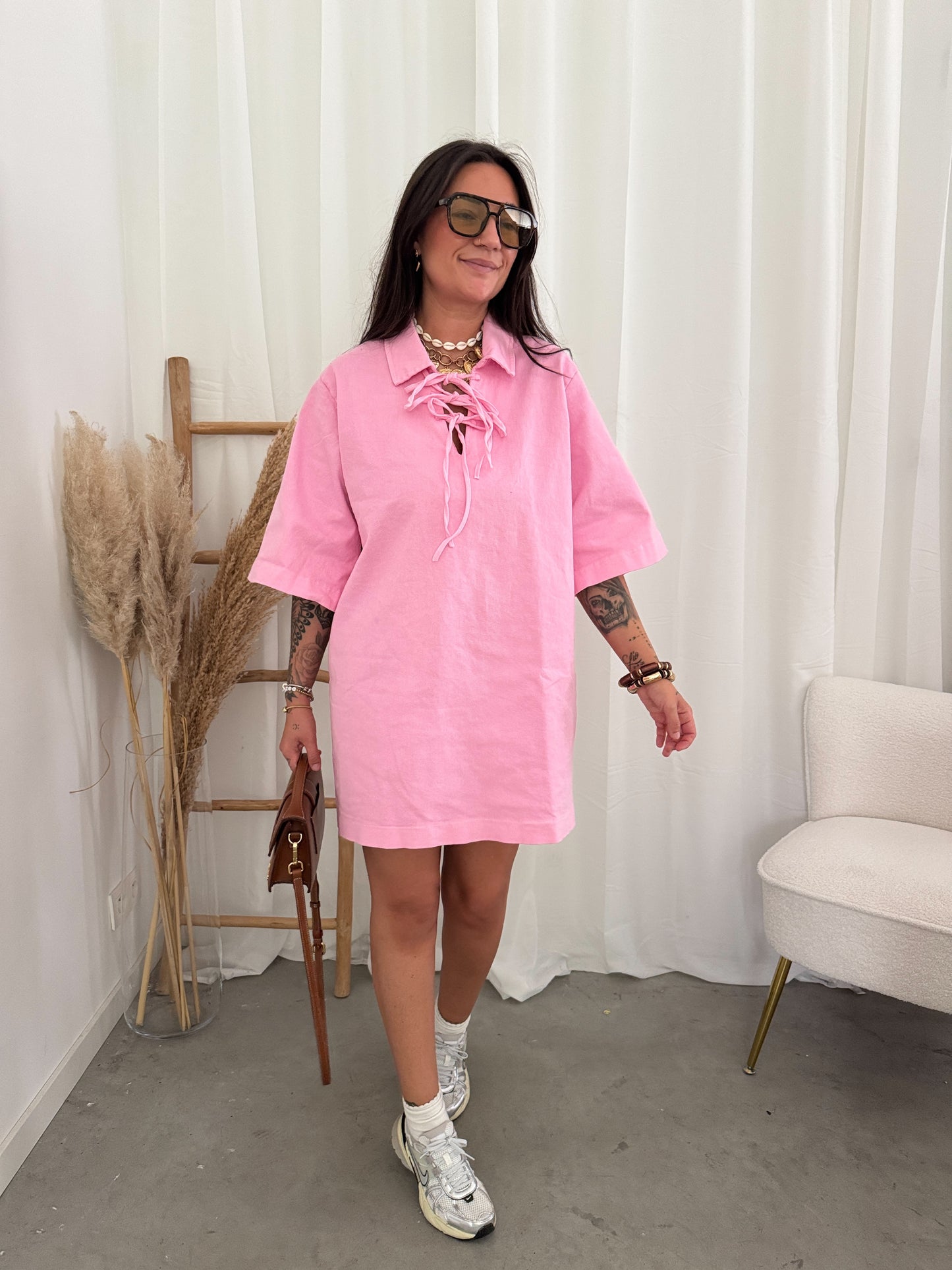 Lilie dress pink