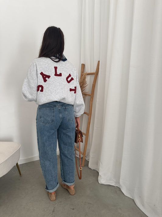 Salut sweater grey