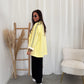 Sporty blazer yellow