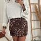 Leo mini silk skirt
