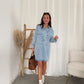 Oversized denim dress
