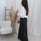 Maxi silk skirt