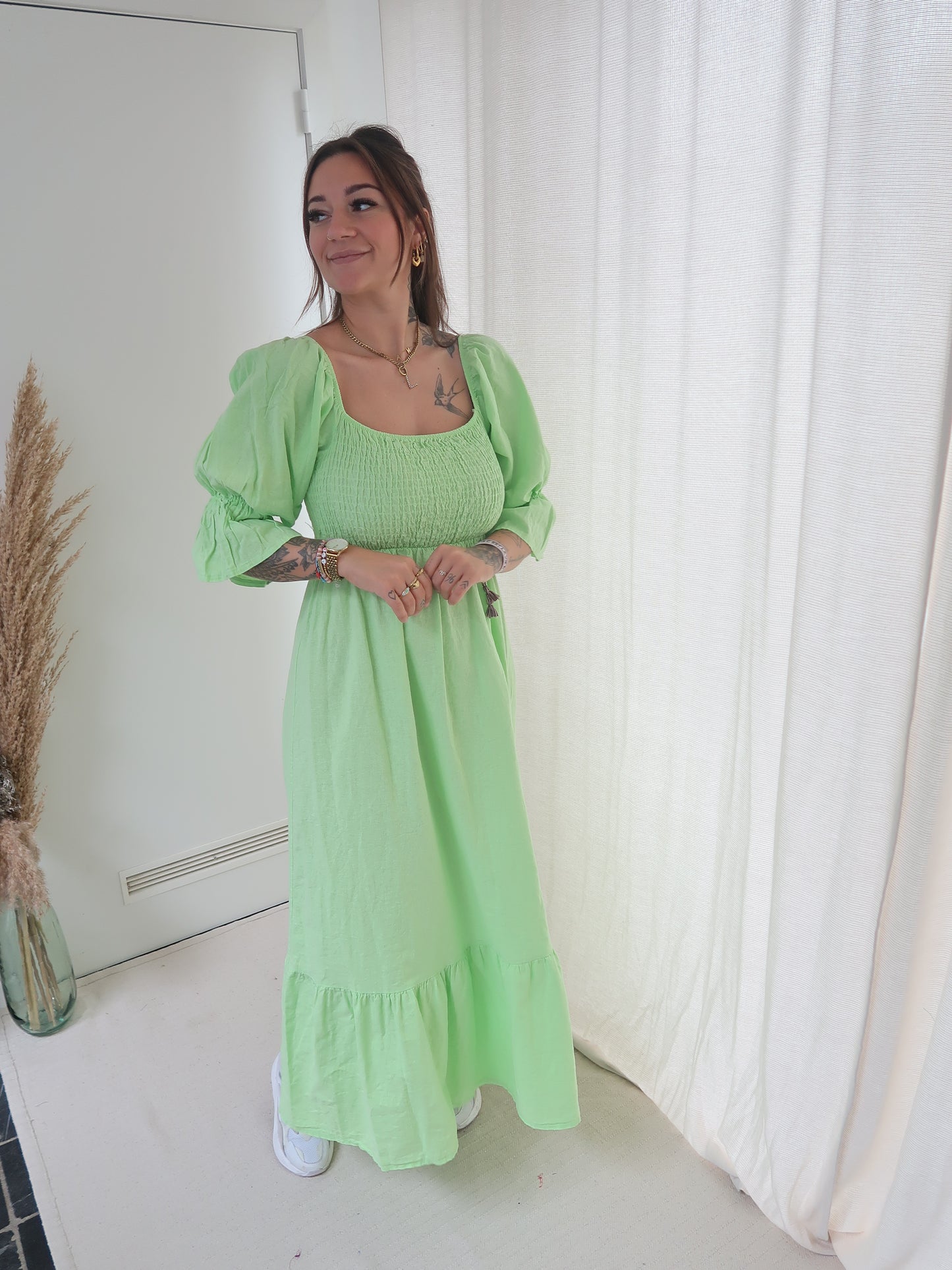 Tiana dress green