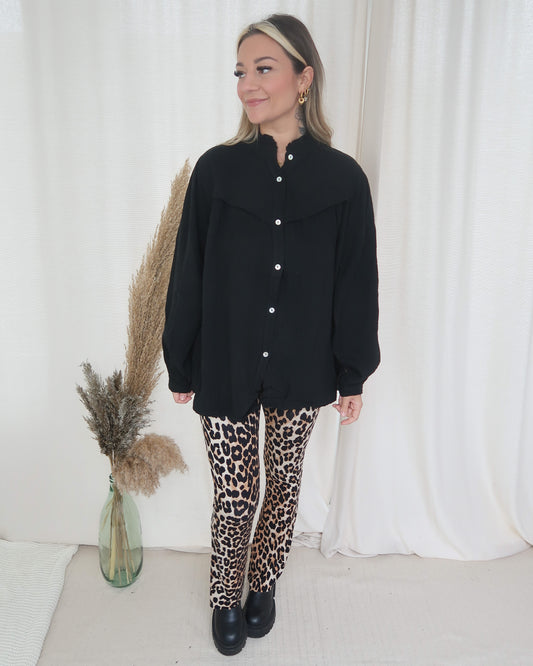 Louise tetra blouse zwart